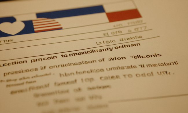 Un documento que se imprime o descarga en una pantalla de computadora con un formulario relacionado con las elecciones en el fondo.