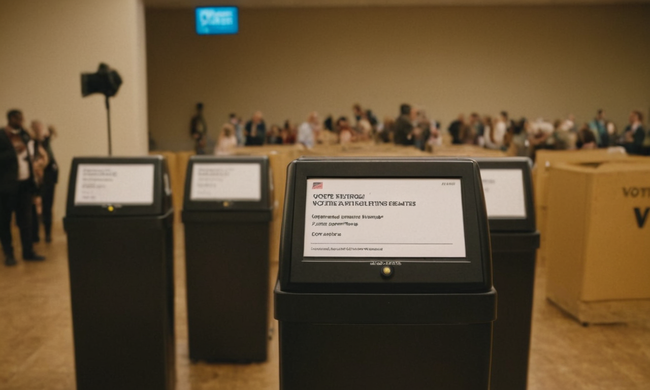 Un documento o aplicación que mostraba preguntas frecuentes sobre las solicitudes de cambio de lugar de votación.